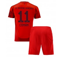 Bayern Munich Kingsley Coman #11 Koszulka Podstawowa dzieci 2024-25 Krótki Rękaw (+ krótkie spodenki)